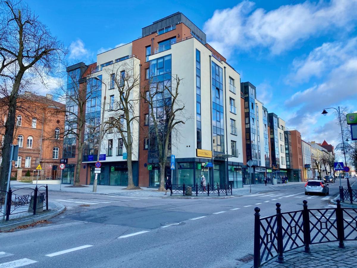 Apartament Pocztovia - Scisle Centrum, Prywatny Parking Elk Bagian luar foto